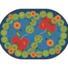ABC Caterpillar 6'9" x 9'5" Oval Premium Carpet