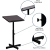 Adjustable Height Mahogany Metal Lectern