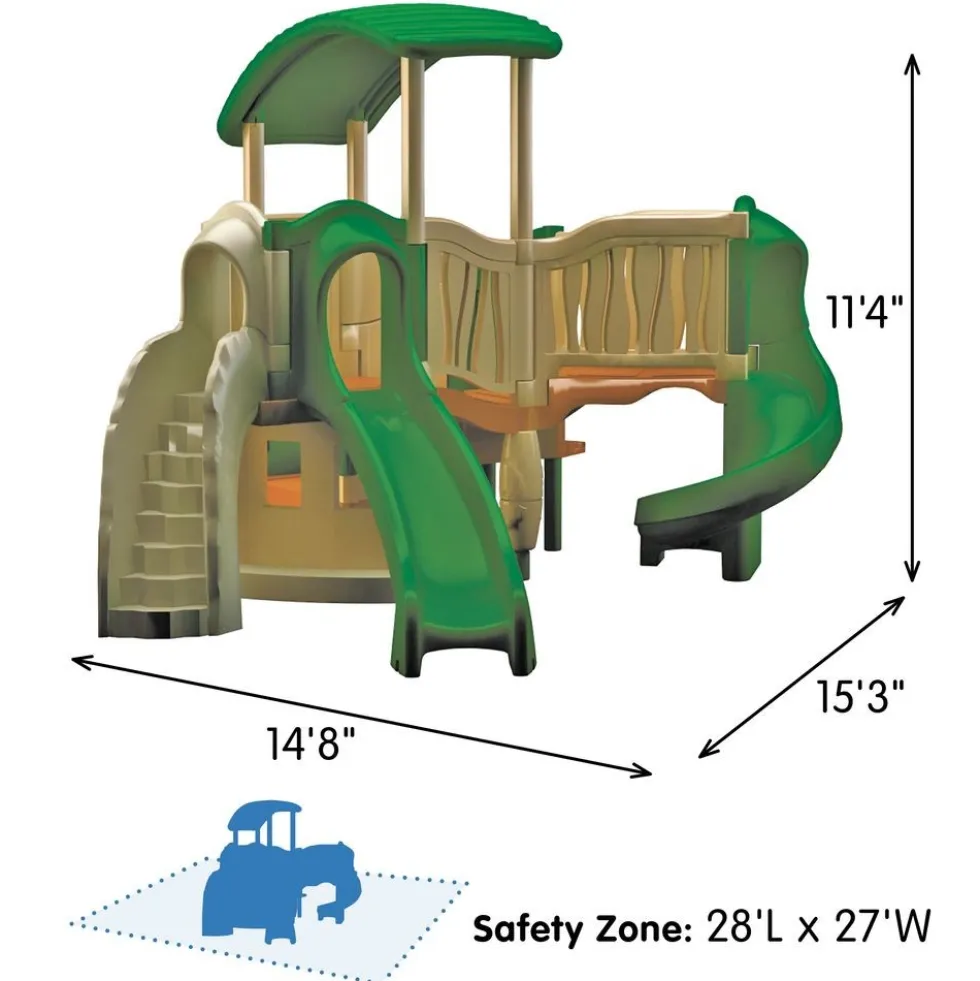 "All In" Clever Climber™ - Natural, In-Ground Installation