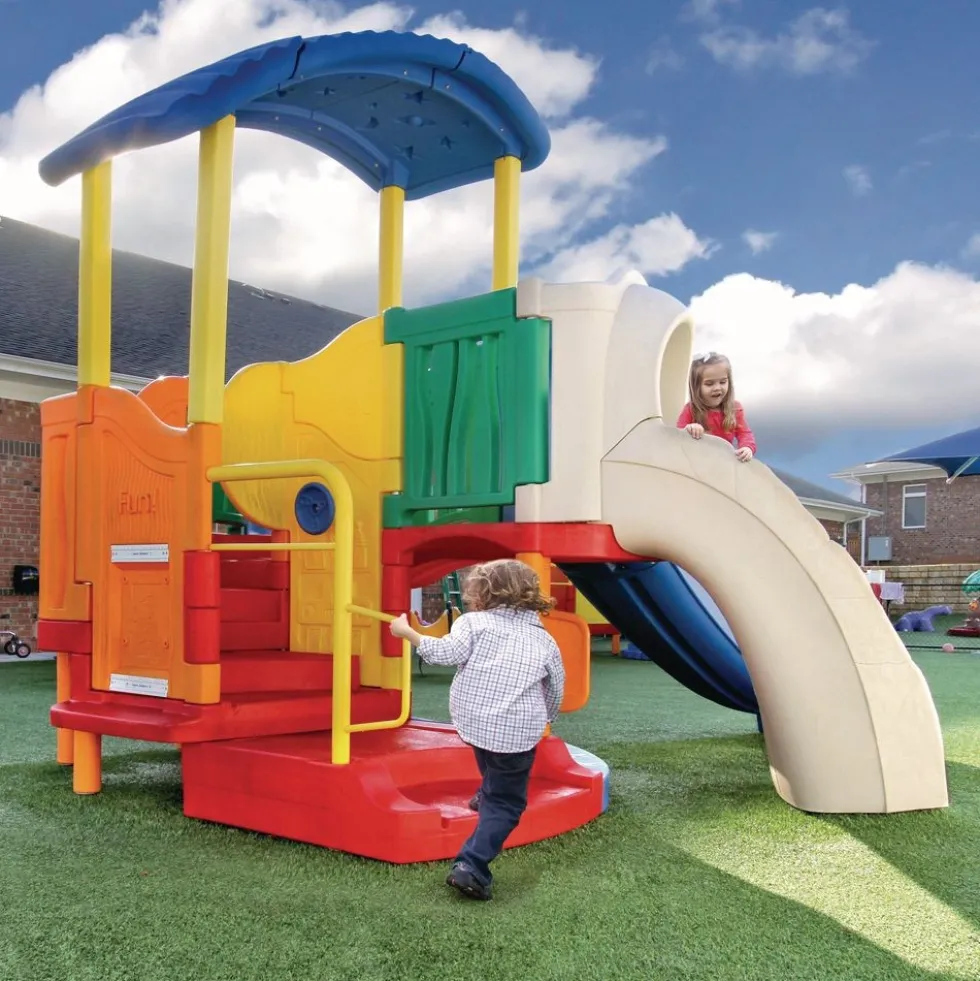 "All In" Clever Climber™ - Natural, Surface Mount with Anchor Bolts