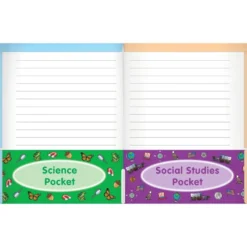 All-In-One Subjects 4-Pocket Folders - Set of 12