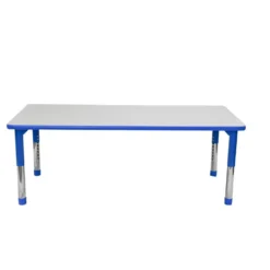 Angeles® As We Grow™ Gray Blue Rectangular Adjustable Table - 30