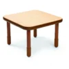 Angeles® BaseLine® 30" Square Table, 20"H - Natural Cocoa