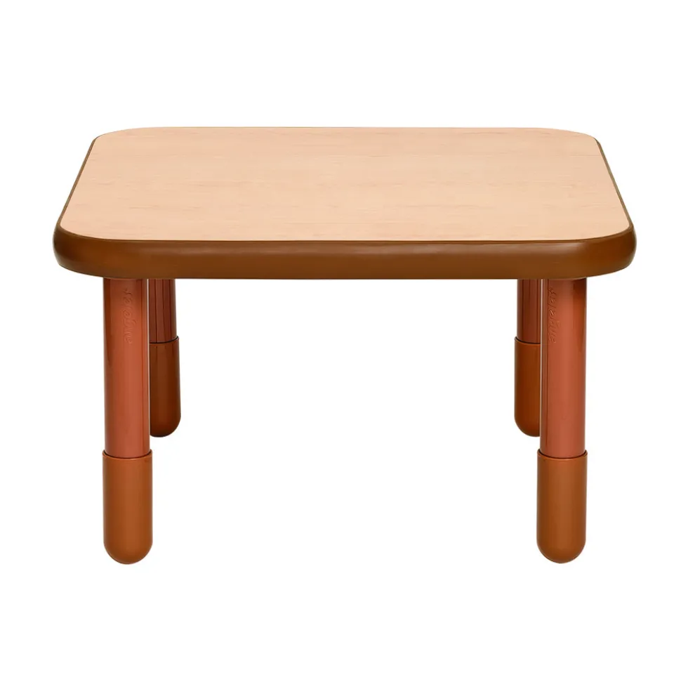 Angeles® BaseLine® 30" Square Table, 18"H - Natural Cocoa
