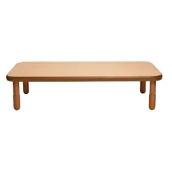 Angeles® BaseLine® 30" x 60" Rectangle Table, 12"H - Natural Cocoa