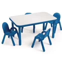 Angeles® BaseLine® 30" x 72" Rectangle Table, 22"H - Blue
