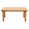 Angeles® BaseLine® 30" x 48" Rectangle Table, 22"H - Natural Cocoa