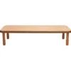 Angeles® BaseLine® 30" x 72" Rectangle Table, 16"H - Natural Cocoa