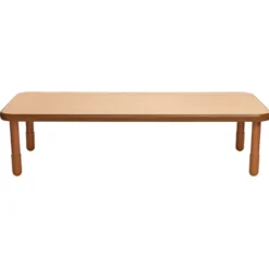 Angeles® BaseLine® 30" x 72" Rectangle Table, 18"H - Natural Cocoa