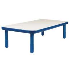 Angeles® BaseLine® 30" x 48" Rectangle Table, 16"H - Royal Blue