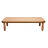 Angeles® BaseLine® 30" x 60" Rectangle Table, 14"H - Natural Cocoa