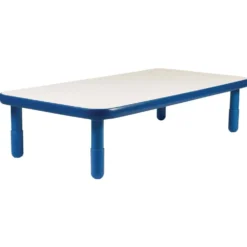 Angeles® BaseLine® 30" x 48" Rectangle Table, 12"H - Royal Blue