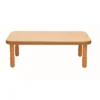 Angeles® BaseLine® 30" x 48" Rectangle Table, 18"H - Natural Cocoa
