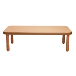 Angeles® BaseLine® 30" x 60" Rectangle Table, 18"H - Natural Cocoa