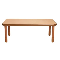 Angeles® BaseLine® 30" x 60" Rectangle Table, 22"H - Natural Cocoa