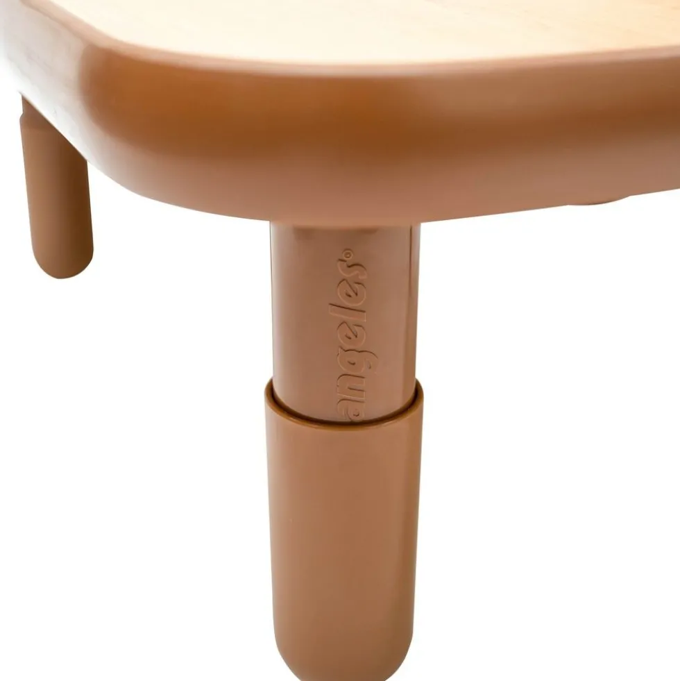 Angeles® BaseLine® 30" x 30" Square Toddler Table & Chair Set - Natural