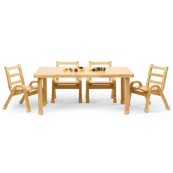 Angeles® NaturalWood™ Collection Rectangular Table 18