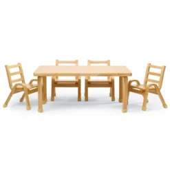 Angeles® NaturalWood™ Collection Rectangular Table 18