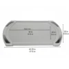Angeles® SpaceLine® Toddler Cot 42"L - Gray