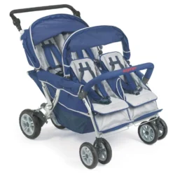 Angeles® SureStop™ Folding Commercial Bye-Bye® Stroller - 4 Passenger