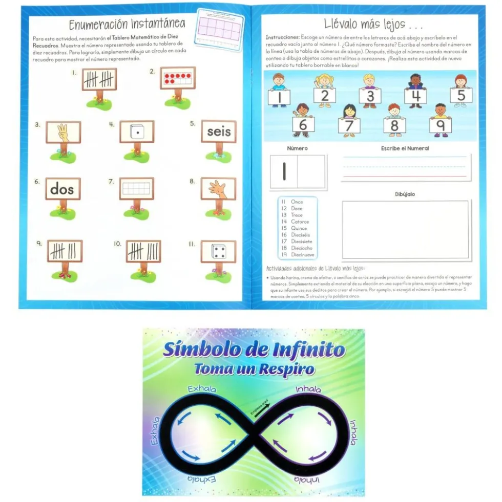 Aprendizaje Exitoso: Jardín de infancia - Lectura y Matemáticas (Spanish Learning Success: Grade K - Reading, Math, & SEL)