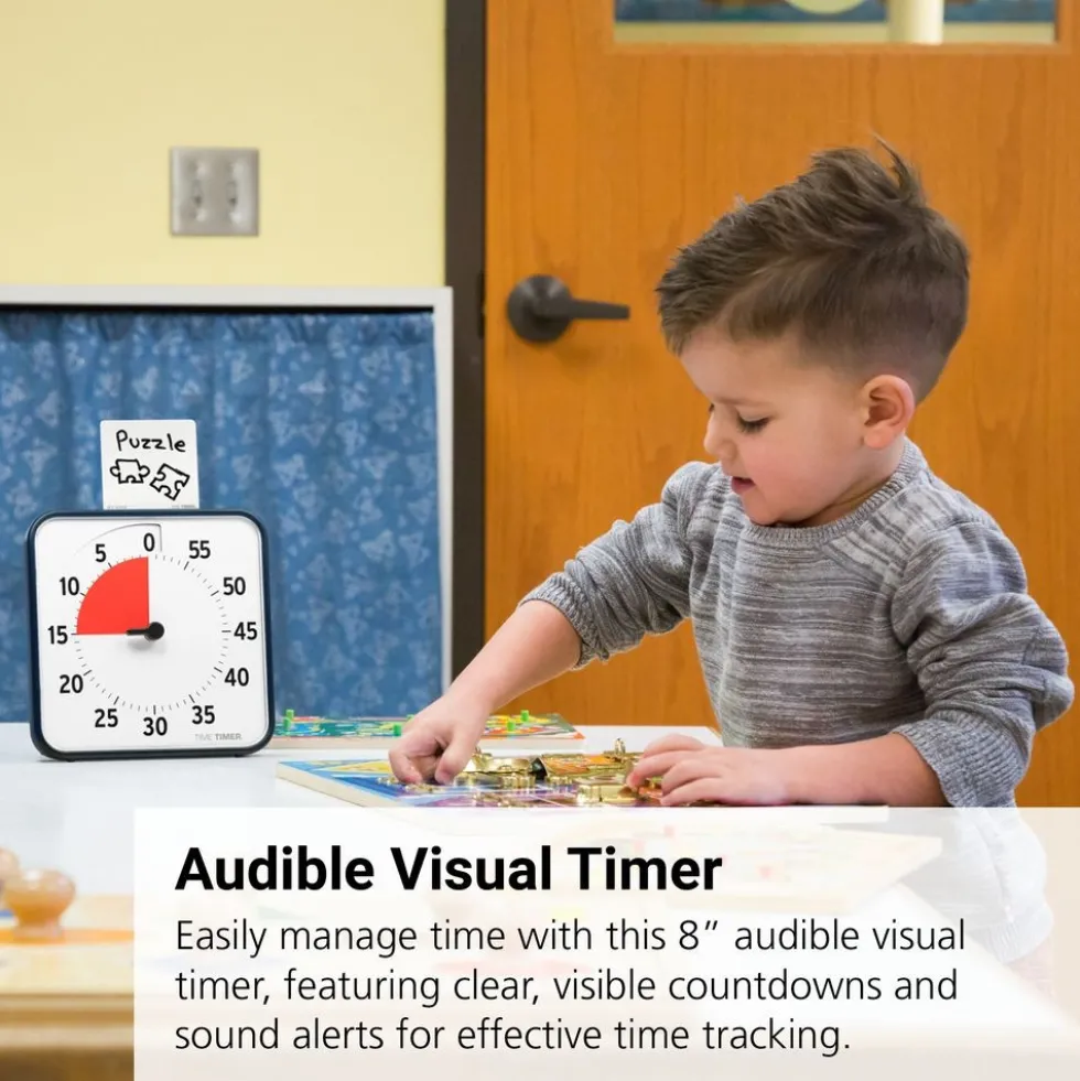 Audible Visual Timer 8" high