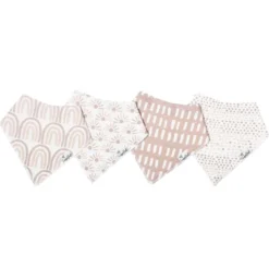 Baby Bandana Bibs, Set of 4 - Bliss