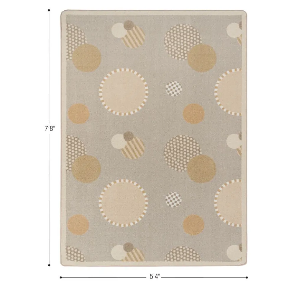 Baby Dots™ Carpet - 5'4" x 7'8" - Beige