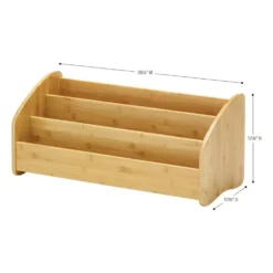 Bamboo Book Display Rack