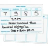 Basic Place Value Dry Erase Boards - 6 boards