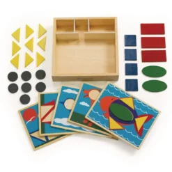 Beginner Pattern Block Puzzles - 35 Pieces