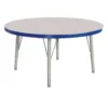 Berries® 36"Dia. Round Activity Table, 15" - 24" Leg Height - Blue