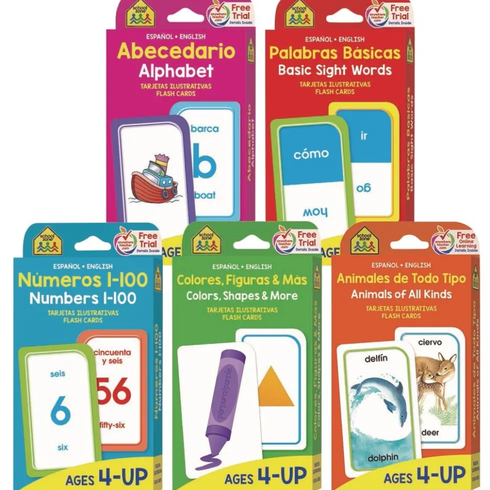 Bilingual Flash Cards Set