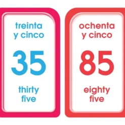 Bilingual Math Flash Cards: Numbers 1-100 and Colors, Shapes, and More (Tarjetas Ilustrativas: Numeros 1-100 y Colores, Figuras, y Mas)
