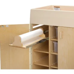 Birch Diaper Depot with Right-Hand Stairs