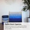 Birch Sling Book Display - Navy/Powder Blue