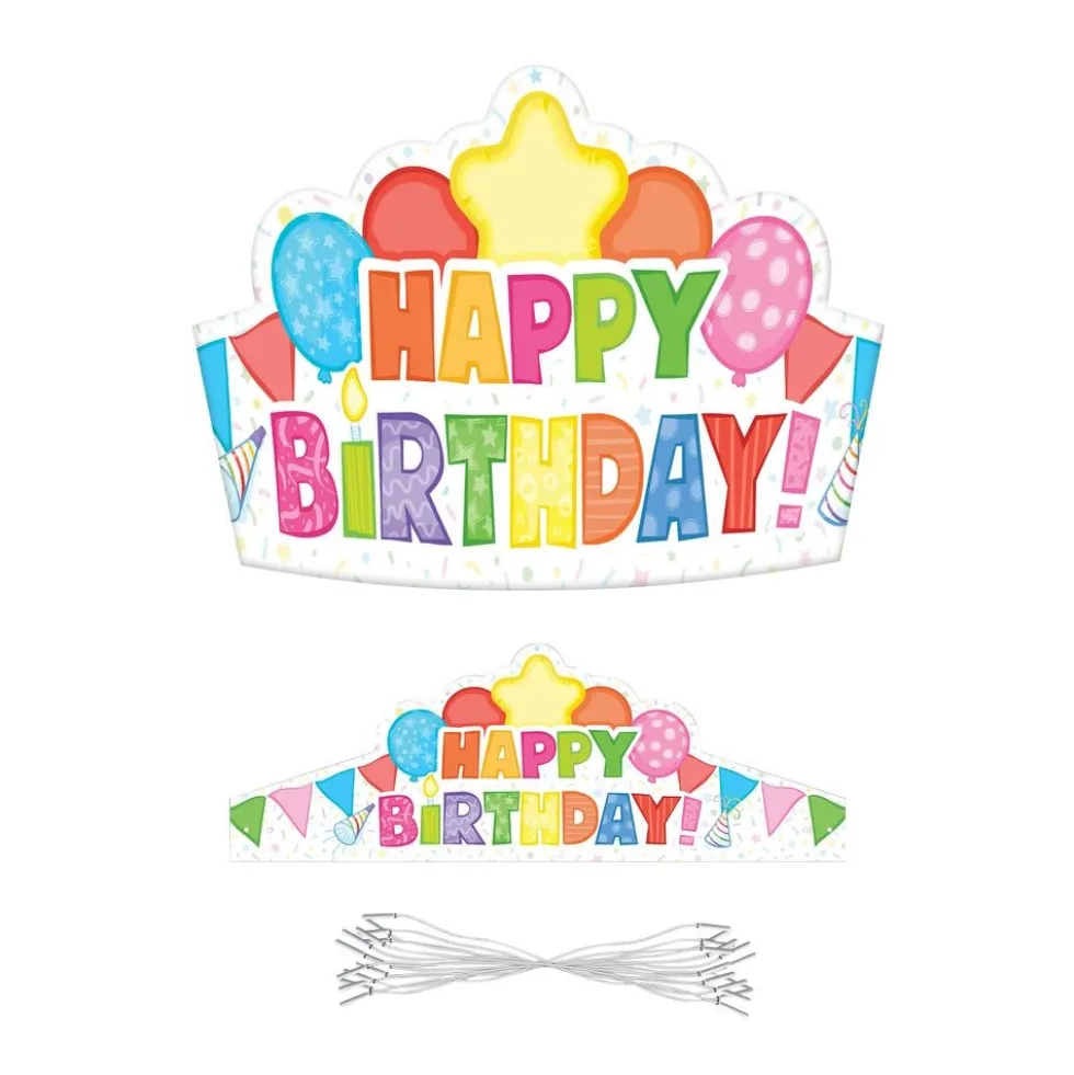 Birthday Crowns - Set of 30