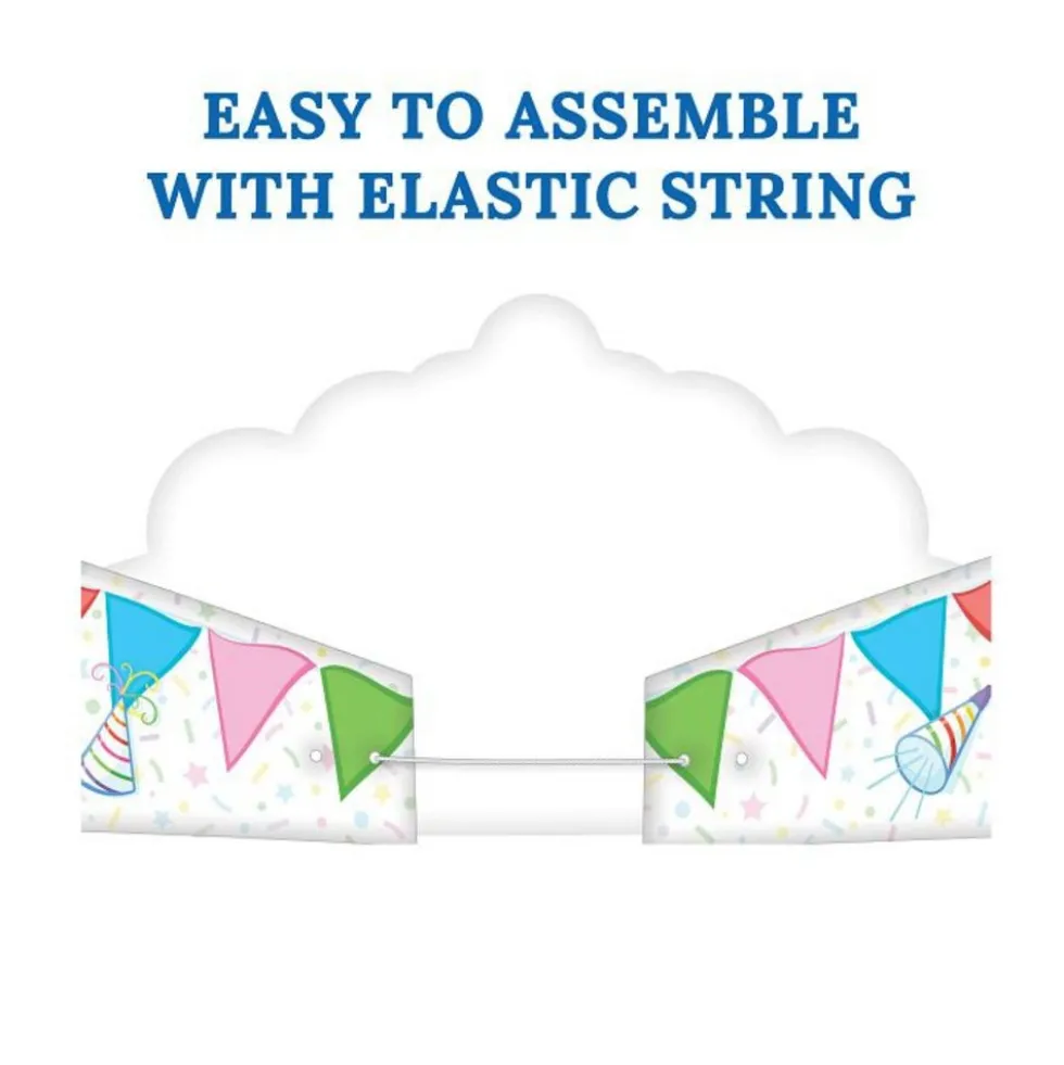 Birthday Crowns - Set of 30