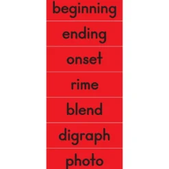 Blends and Digraphs Pocket Chart Tent And Cards Kit - 1 pocket chart, 115 cards