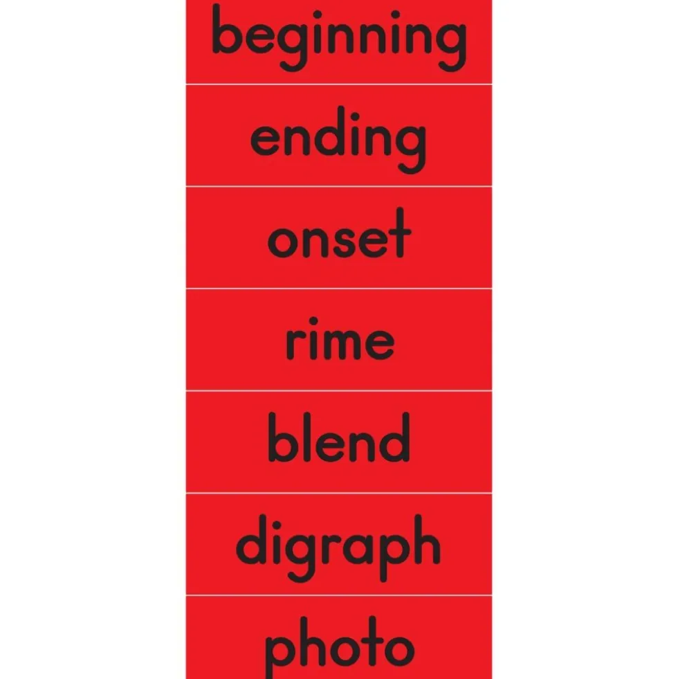 Blends and Digraphs Pocket Chart Tent And Cards Kit - 1 pocket chart, 115 cards