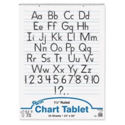 Blue Ruling Chart Tablet - 25 Sheets