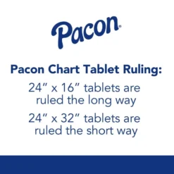 Blue Ruling Chart Tablet - 25 Sheets