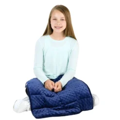Bouncy Band® Dual Color/Textured Washable Sensory Plush Lap Pad - 5lbs