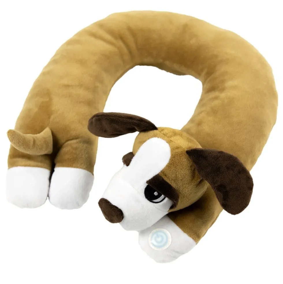 Bouncy Band® Puppy & Unicorn Sensory Vibrating Neck Pillows - 2 Pack