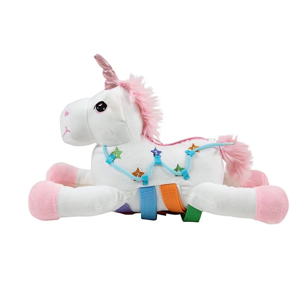 Bouncy Bands® Sensory Fidget Plush Unicorn 12"