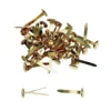 1" Brass Plated Paper Fasteners - 100 Pieces