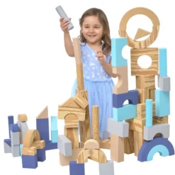 Build N' Play™ Toddler Soft & Smooth Unit Blocks Set of 80