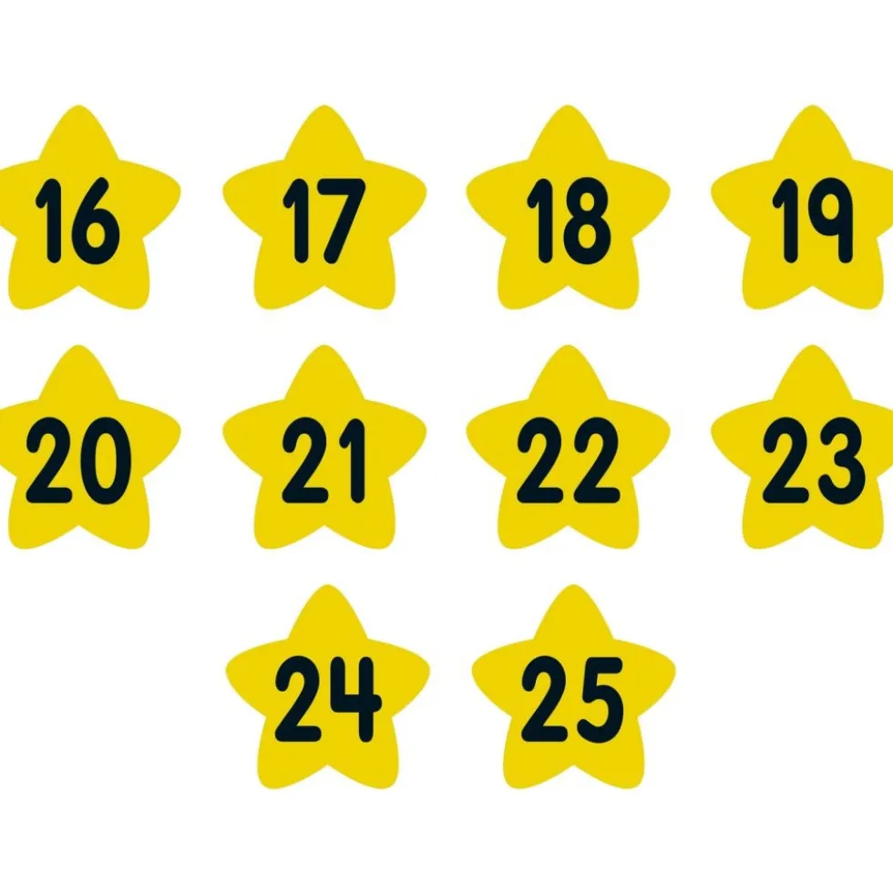 Carpet Mark-Its Move And Groove! Numbers Through 25 Task Cards Kit - 26 carpet spots, 20 task cards