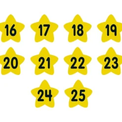 Carpet Mark-Its - Numbers Through 25