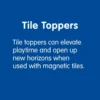 Castle Tile Toppers & Magnetic Tiles Kit - 140pcs